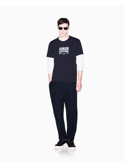 T-shirt Slim Fit basic in Jersey di Cotone ARMANI EXCHANGE | XM002452AF10334/UB101